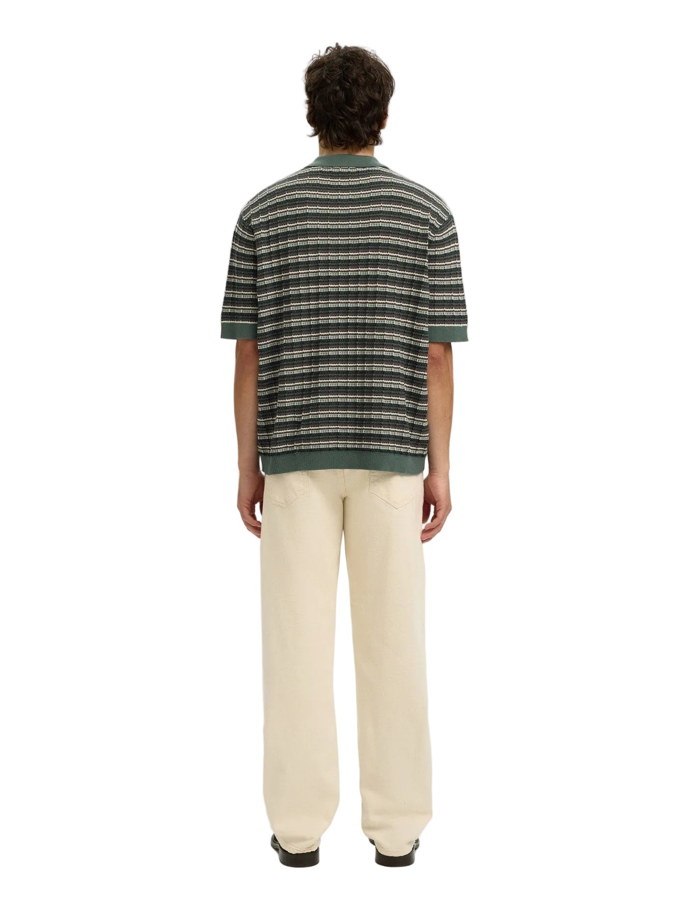 Dane SS Knit Color Structure Polo