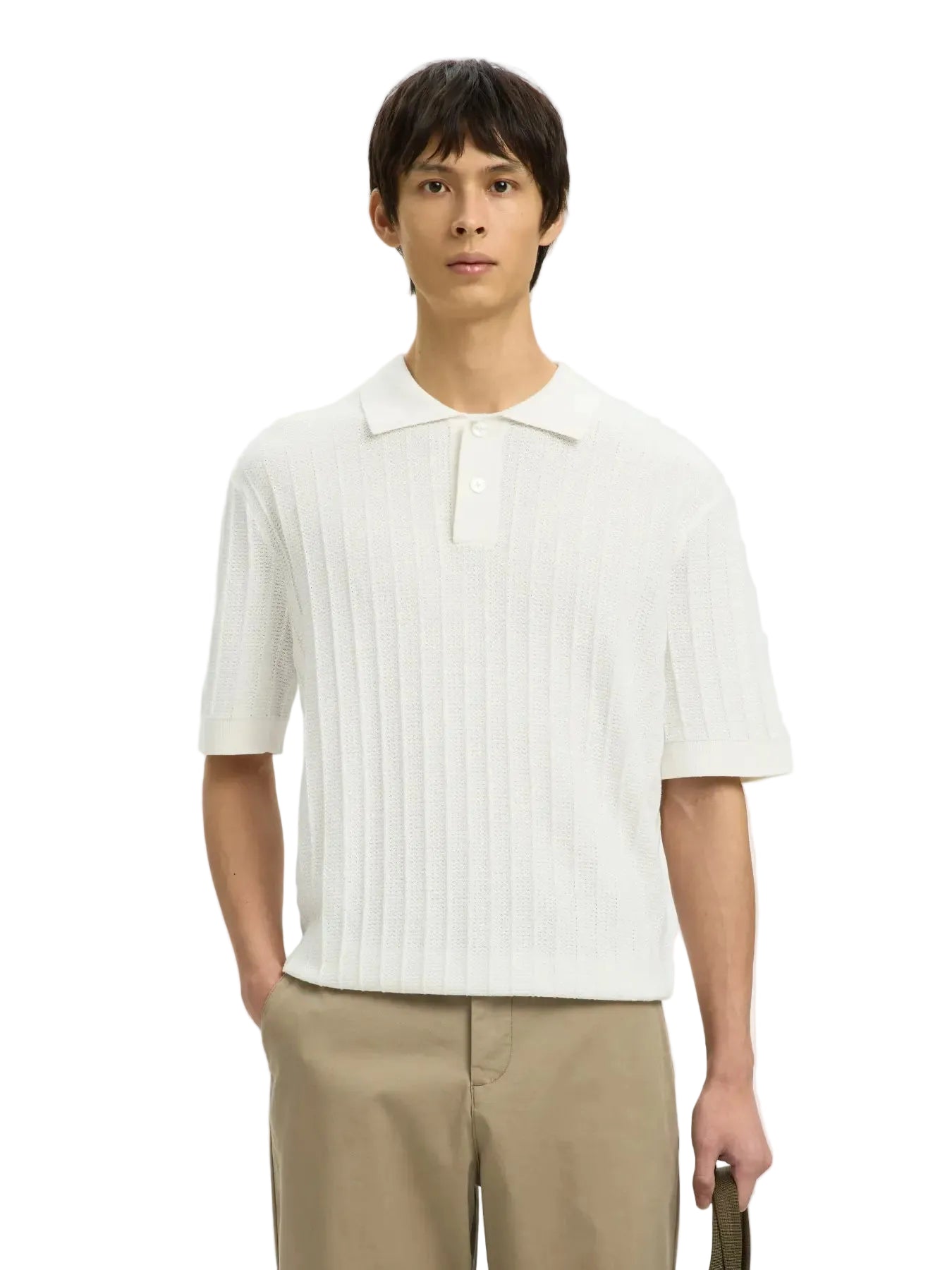 Dane SS Knit Color Structure Polo
