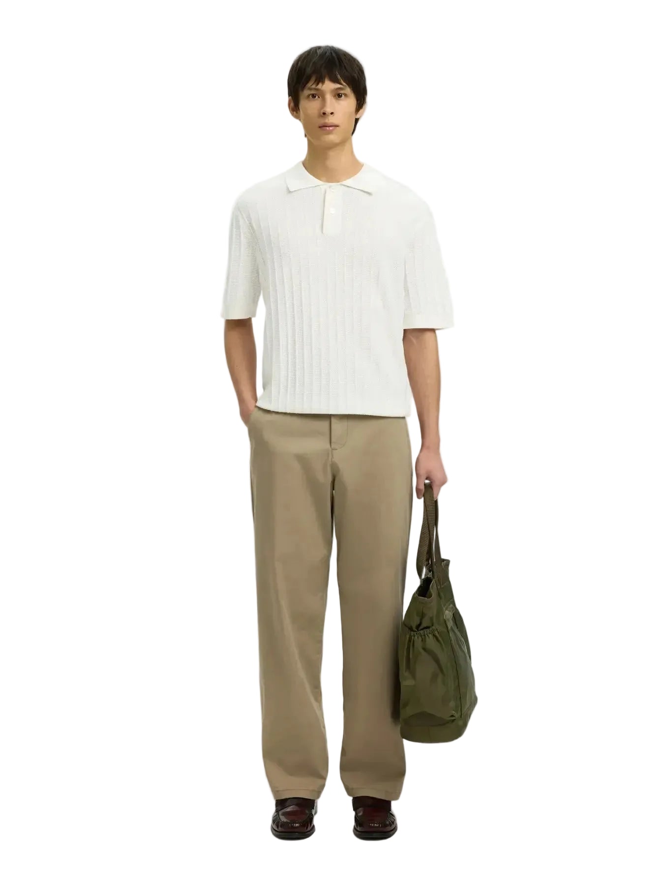 Dane SS Knit Color Structure Polo