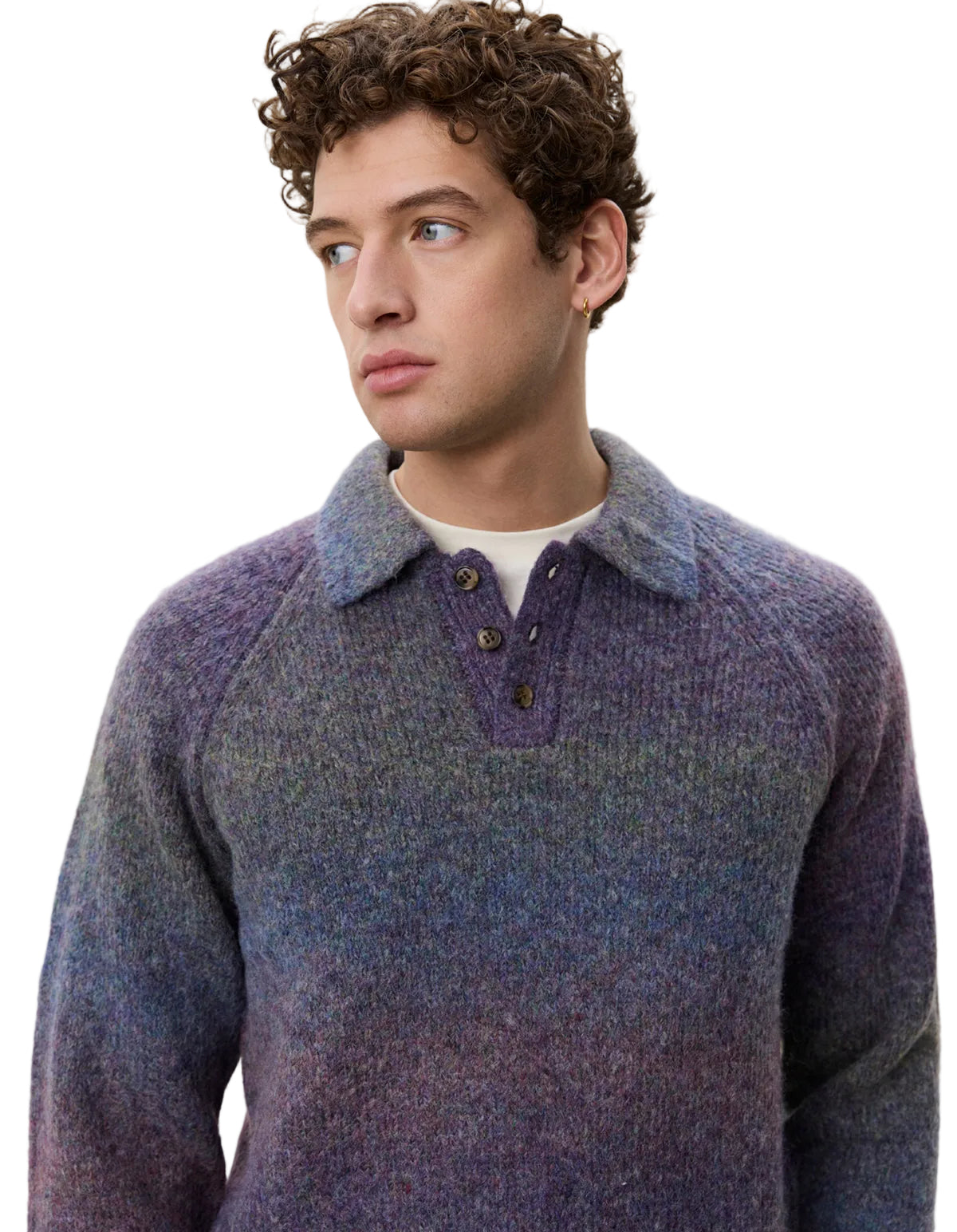 Gradient Knitted Polo