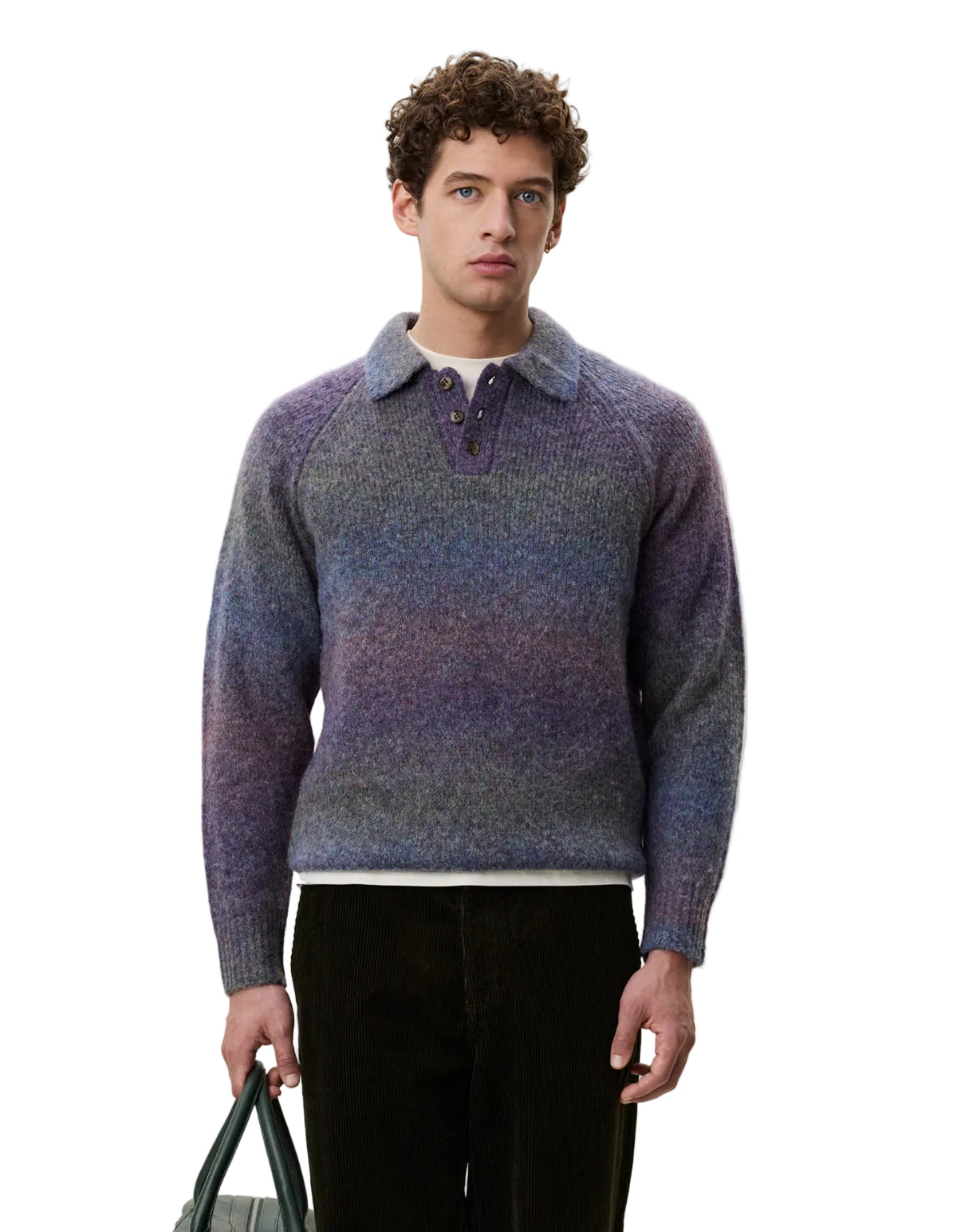 Gradient Knitted Polo