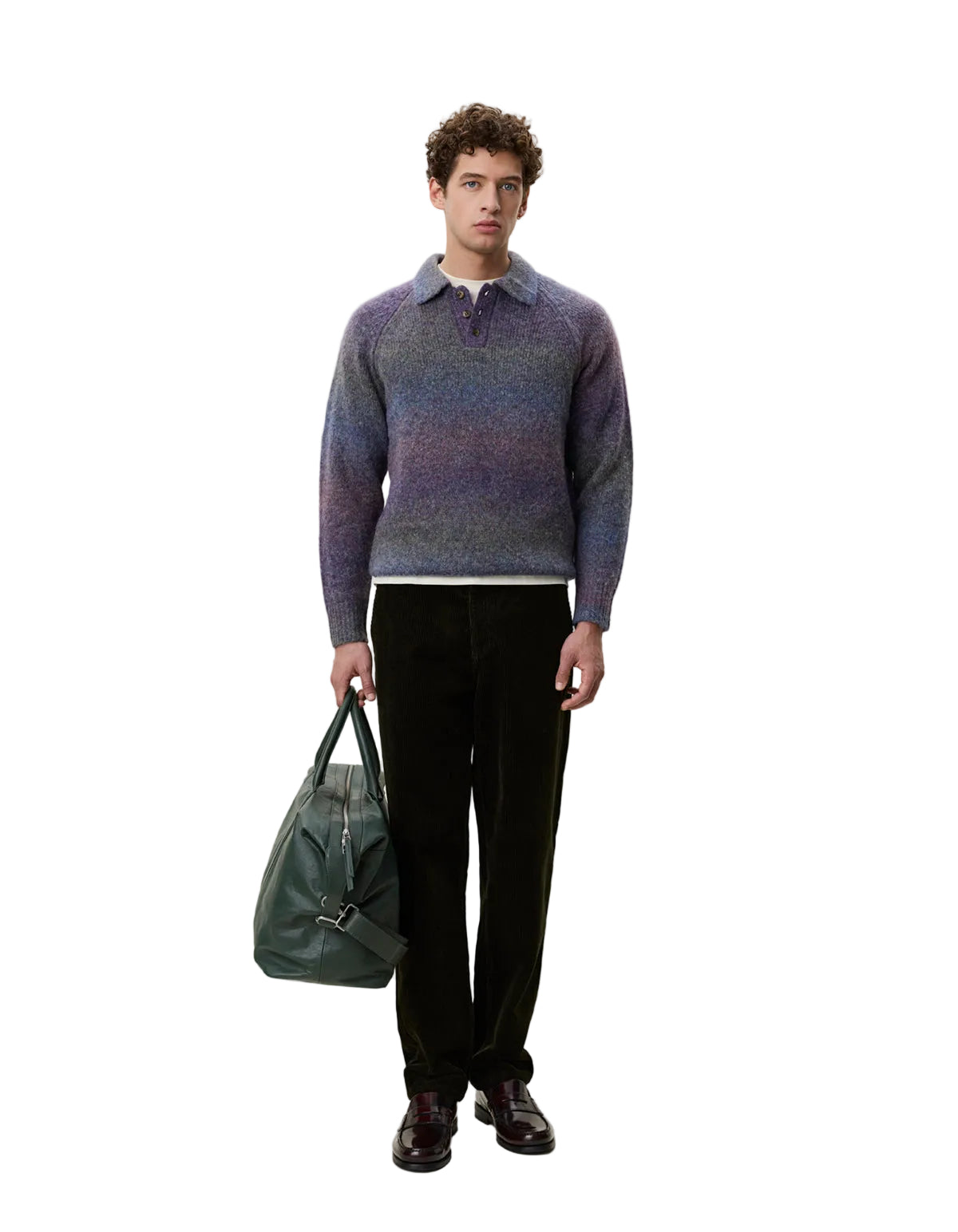 Gradient Knitted Polo
