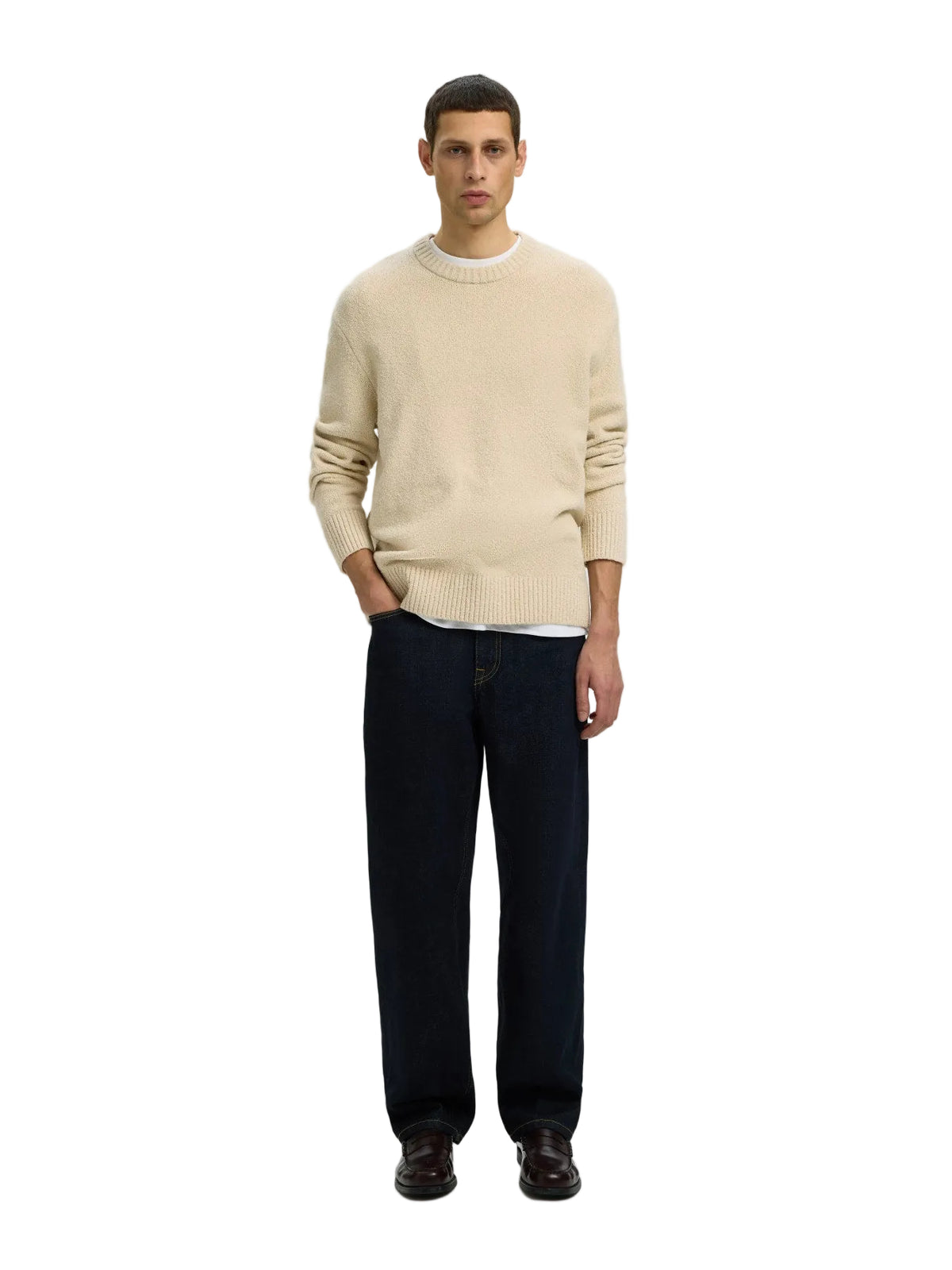 Alex LS Knit Relaxed Crewneck