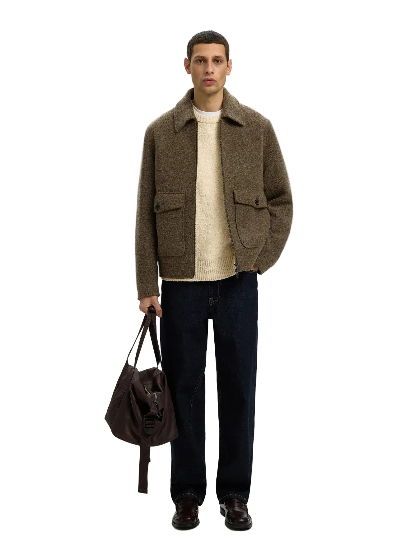 Alex LS Knit Relaxed Crewneck