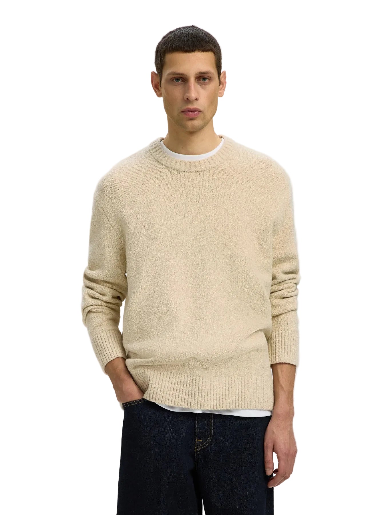 Alex LS Knit Relaxed Crewneck