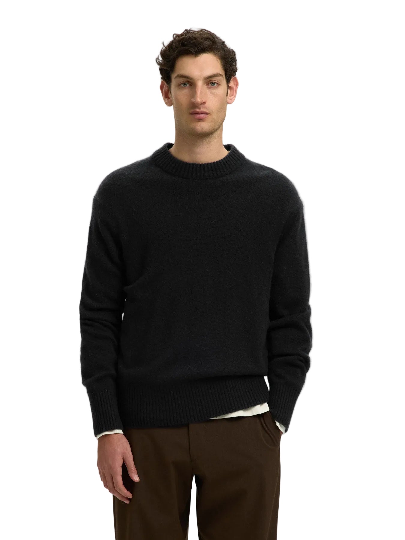Calle Cashmere Blend Crewneck