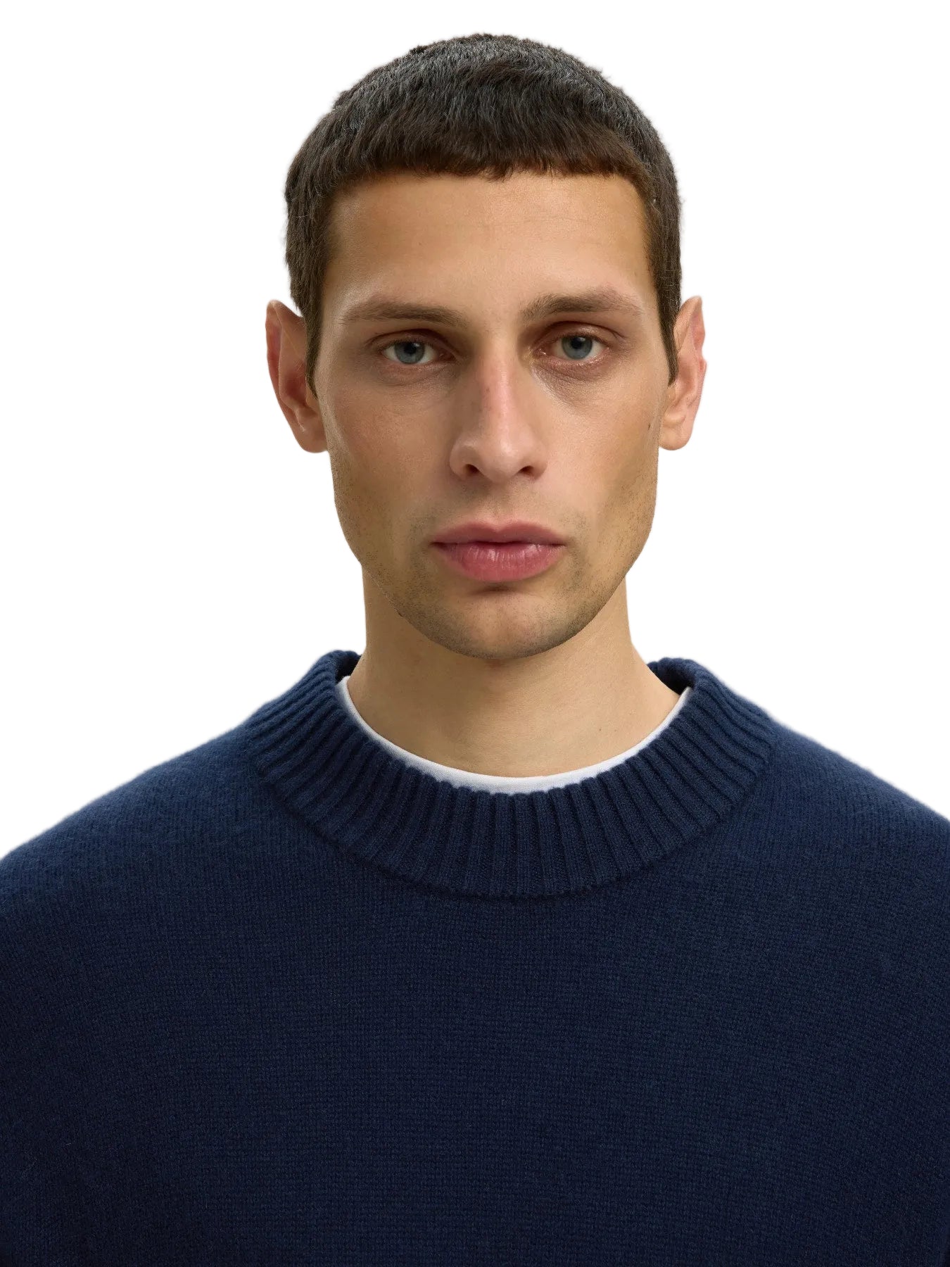 Calle Cashmere Blend Crewneck