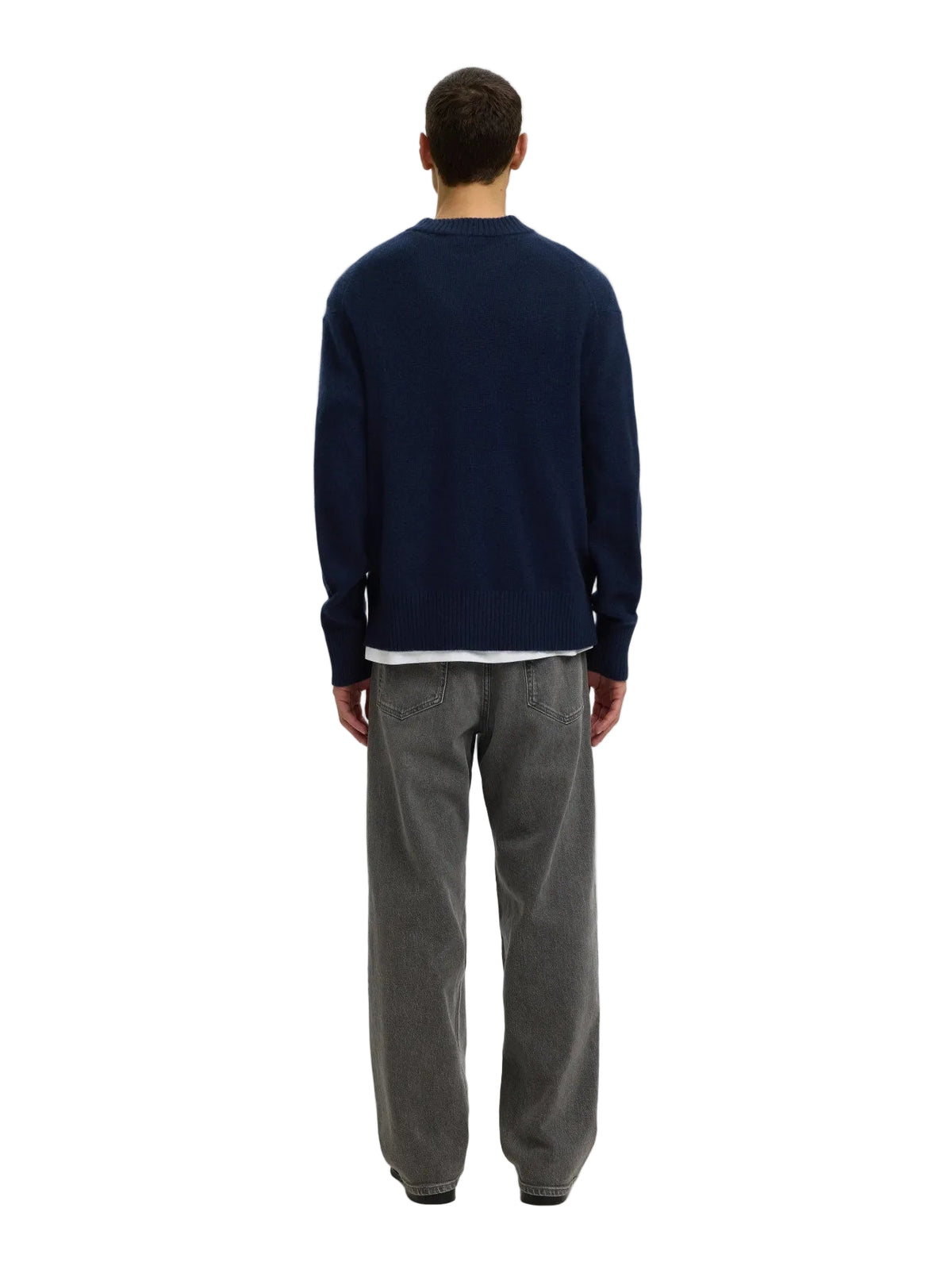 Calle Cashmere Blend Crewneck