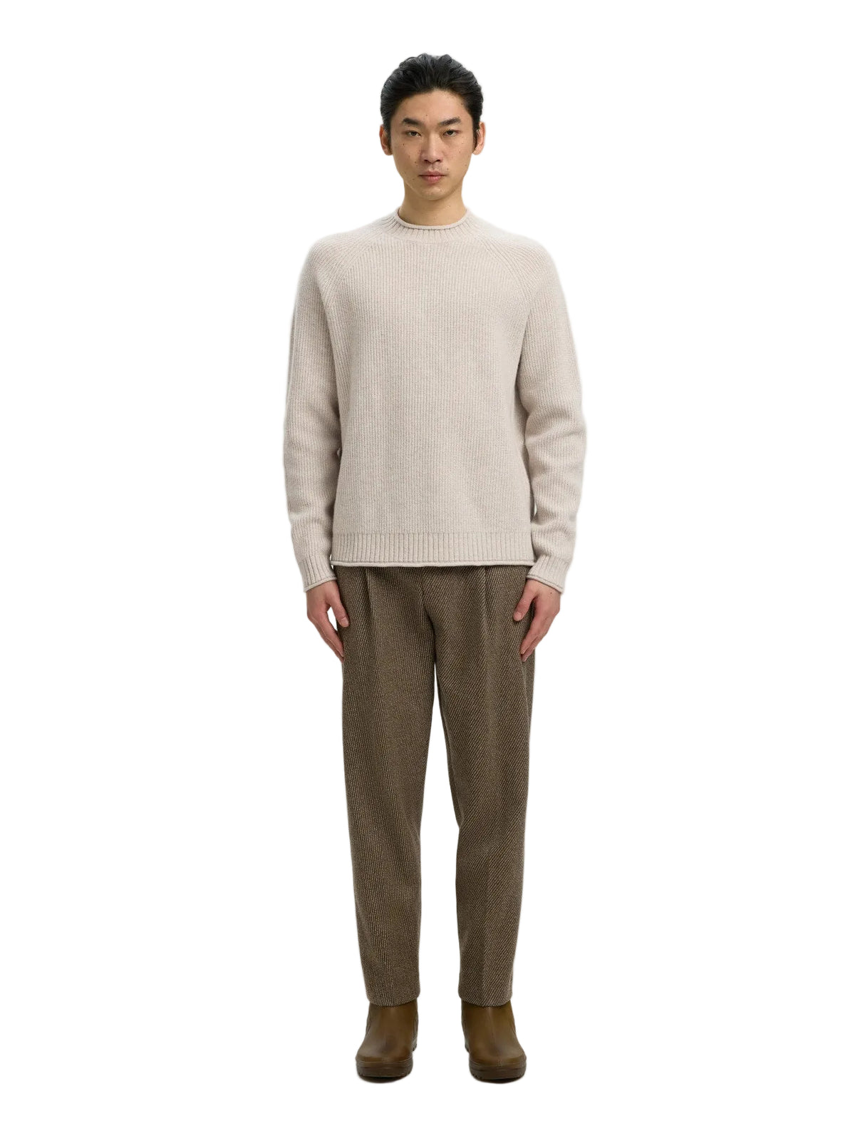 Domestic LS Knit Crewneck