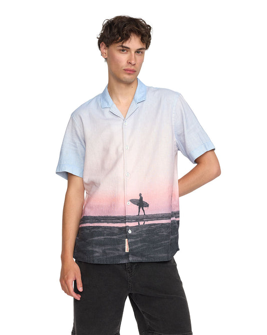 Short-sleeved Cuban Shirt 3173