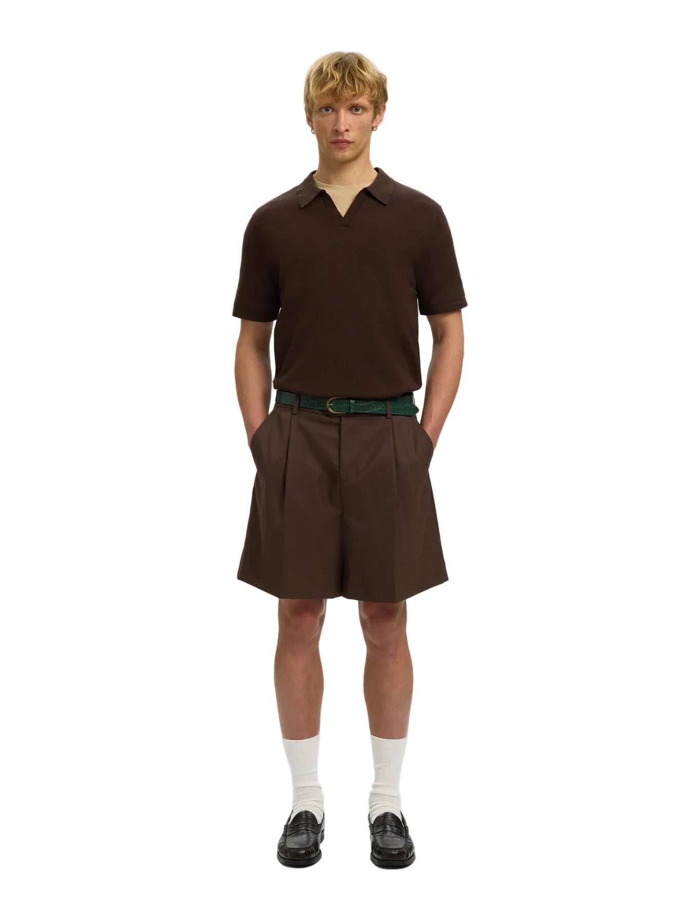 Loose Otto Leo Wool Blend Short