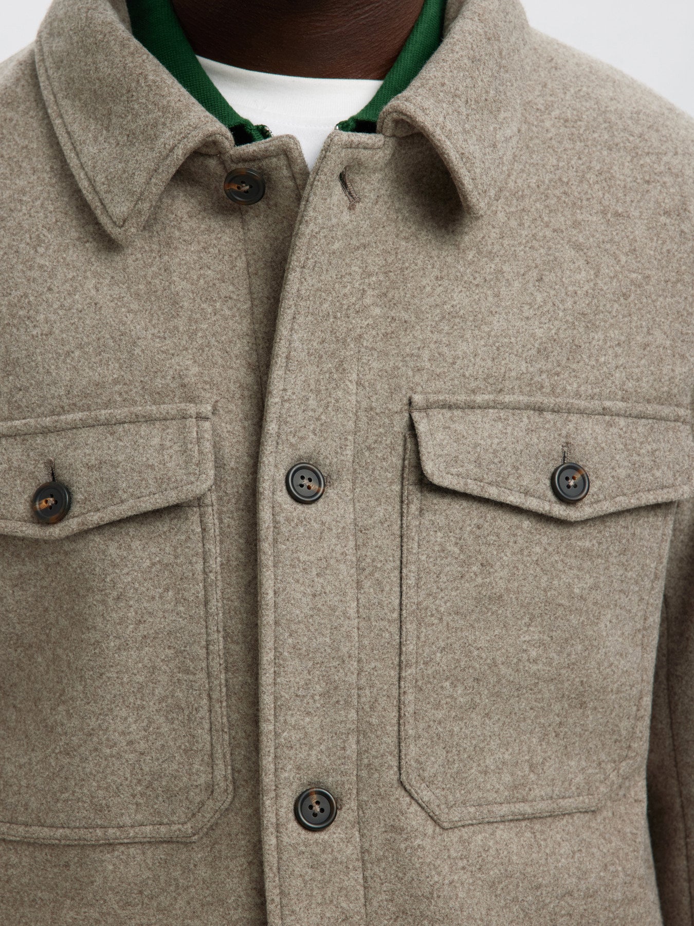 Mitch Wool Blend Shacket