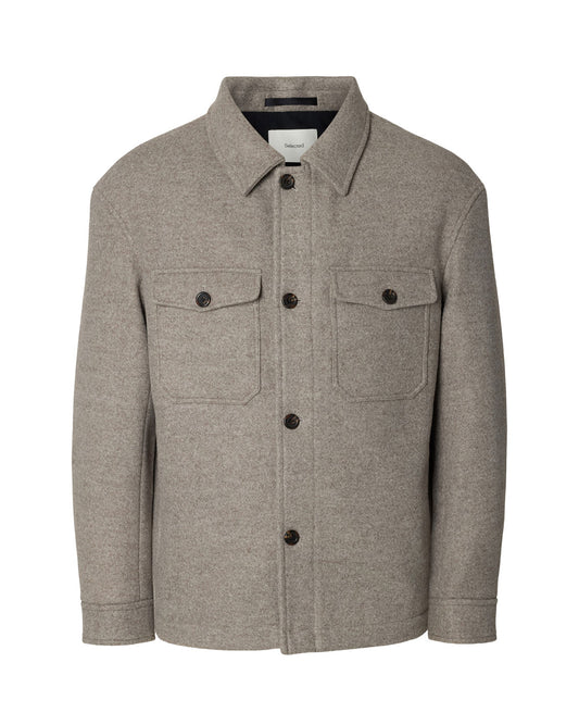 Mitch Wool Blend Shacket