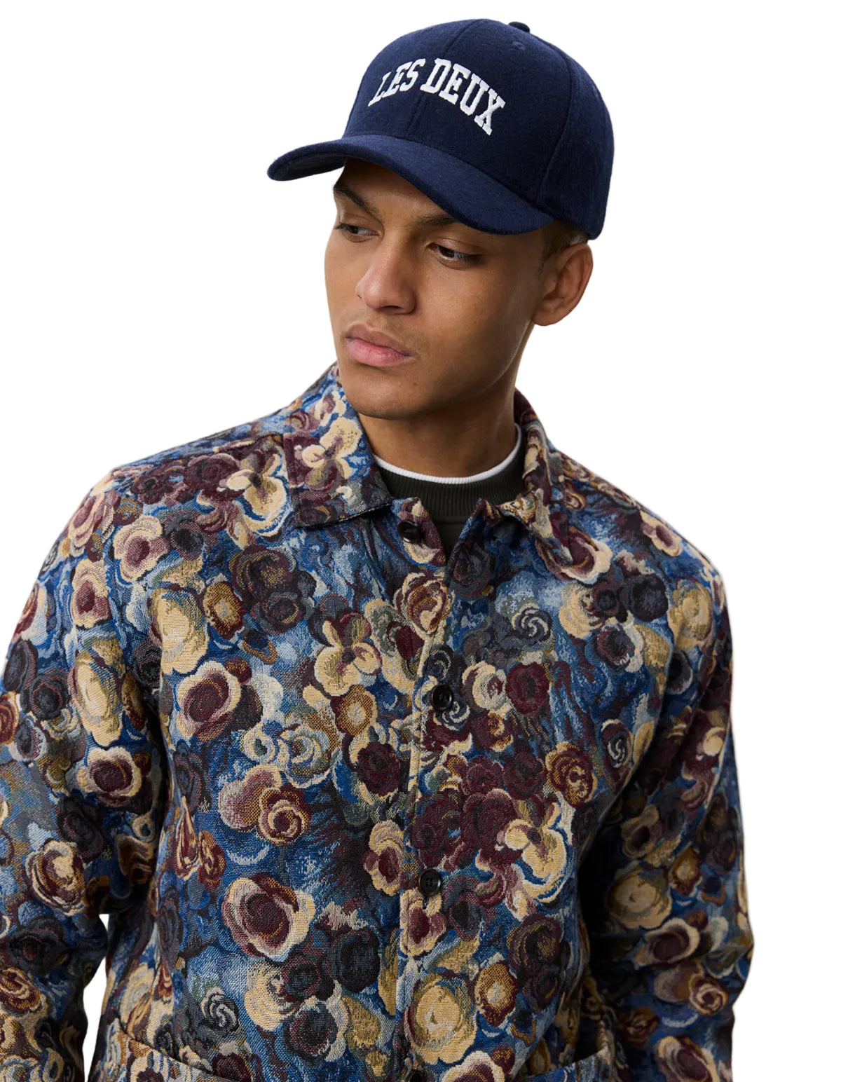 Flower Jacquard Overshirt