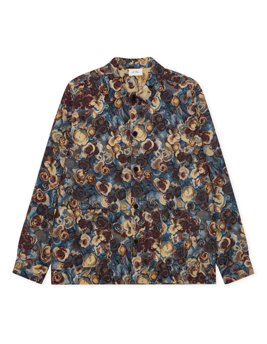 Flower Jacquard Overshirt