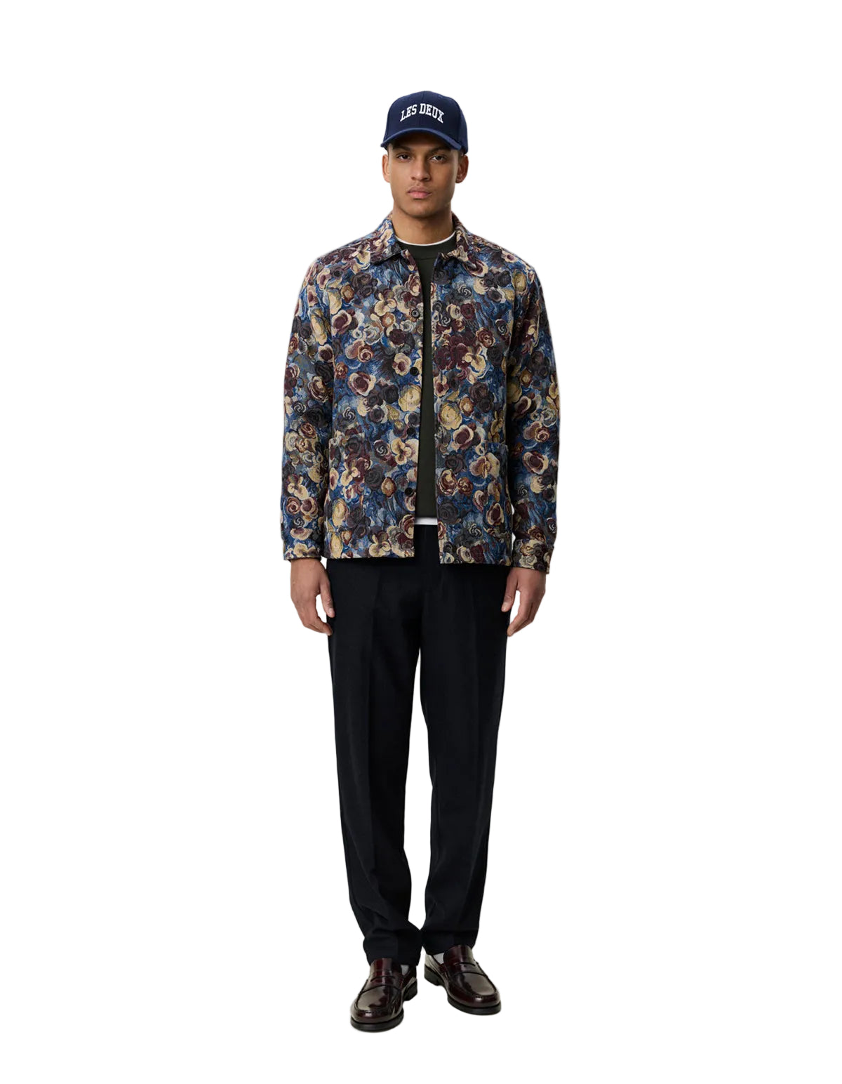 Flower Jacquard Overshirt