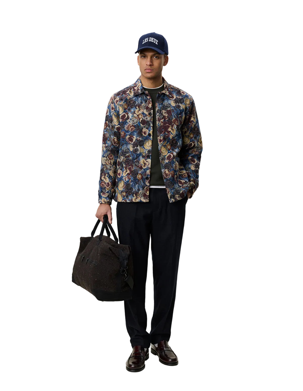 Flower Jacquard Overshirt