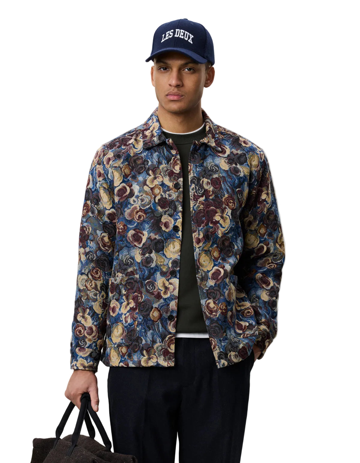 Flower Jacquard Overshirt