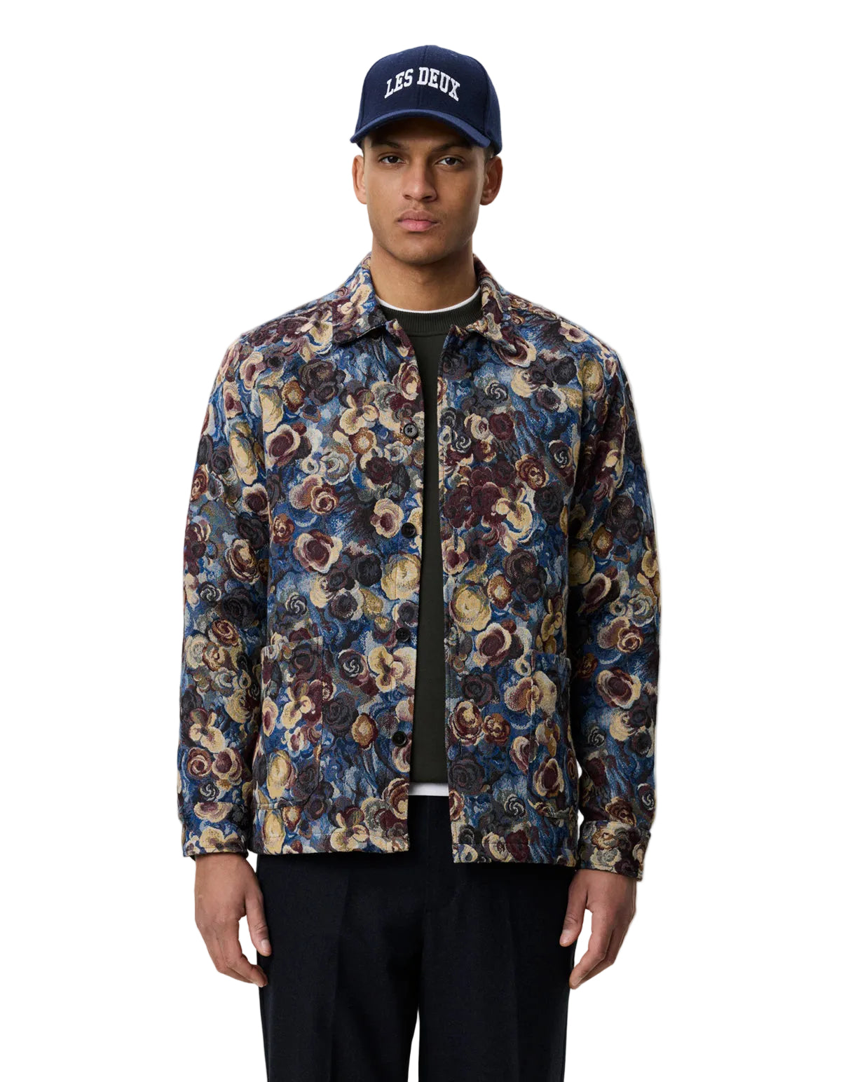 Flower Jacquard Overshirt