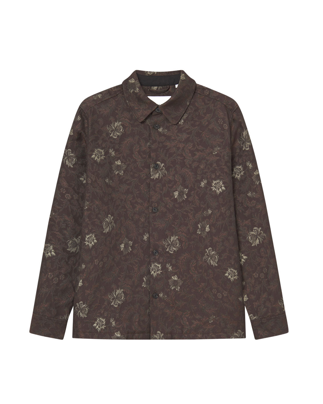 Kaleb Flower Jacquard Overshirt