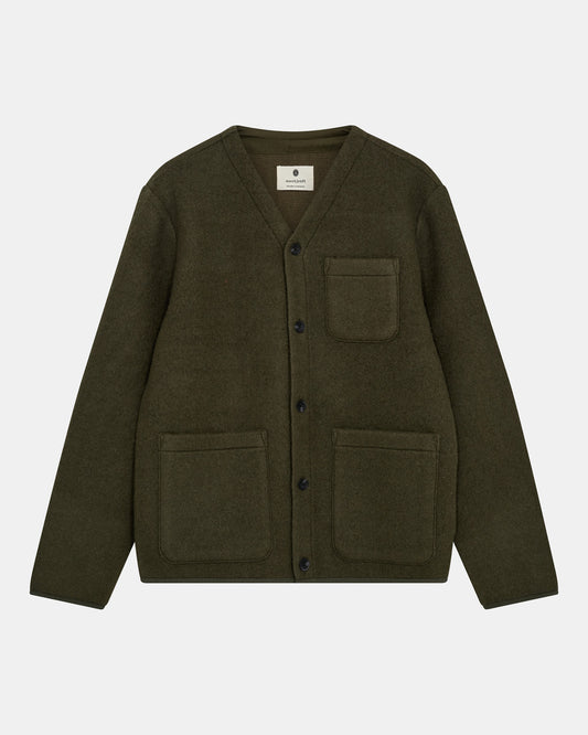 Sigurd Boiled Wool Overshirt
