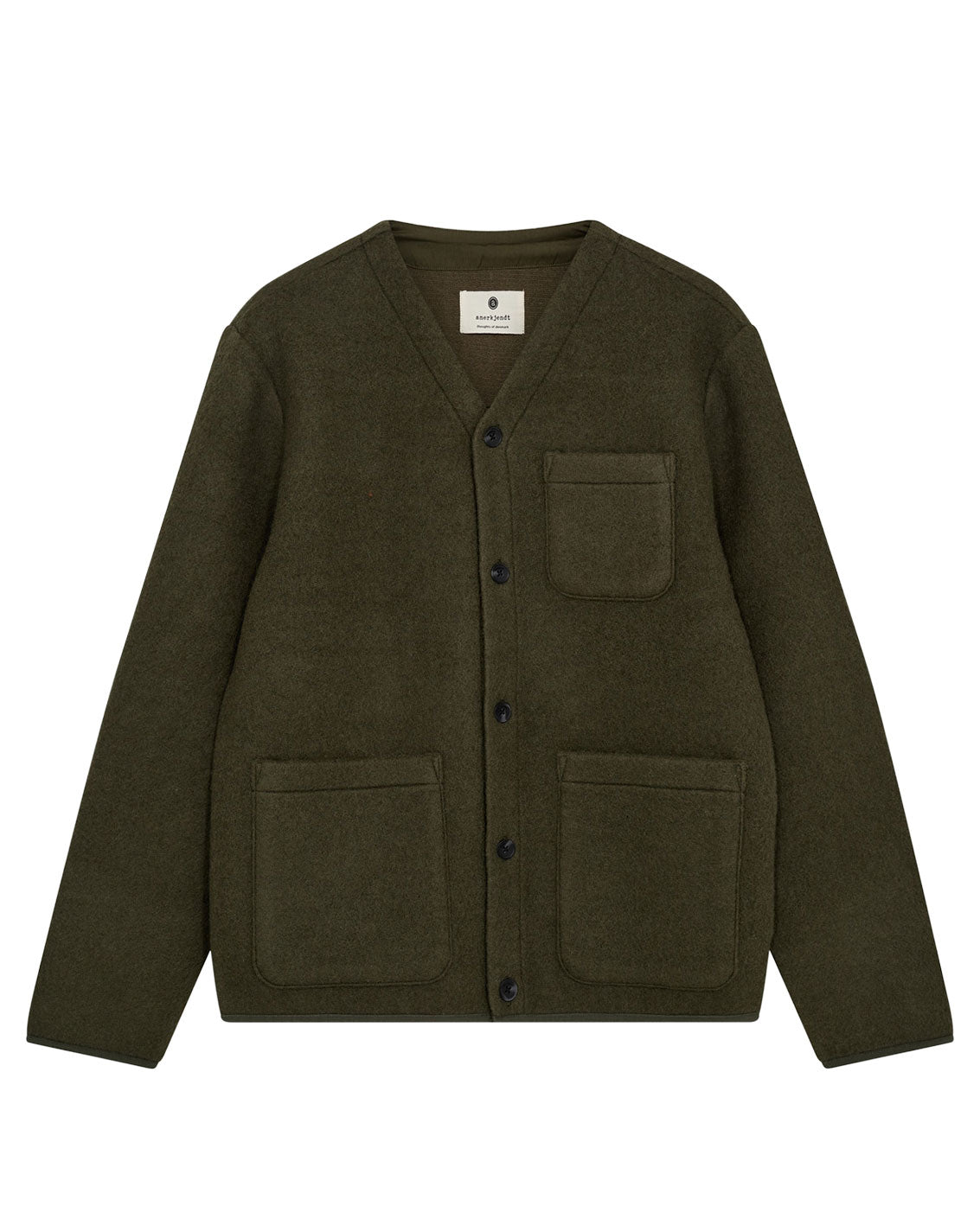 Sigurd Boiled Wool Overshirt