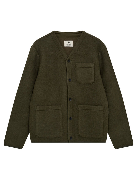 Sigurd Boiled Wool Overshirt