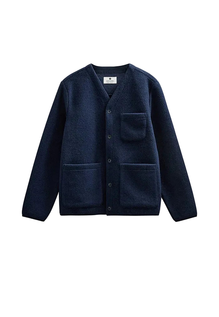 Sigurd Boiled Wool Overshirt