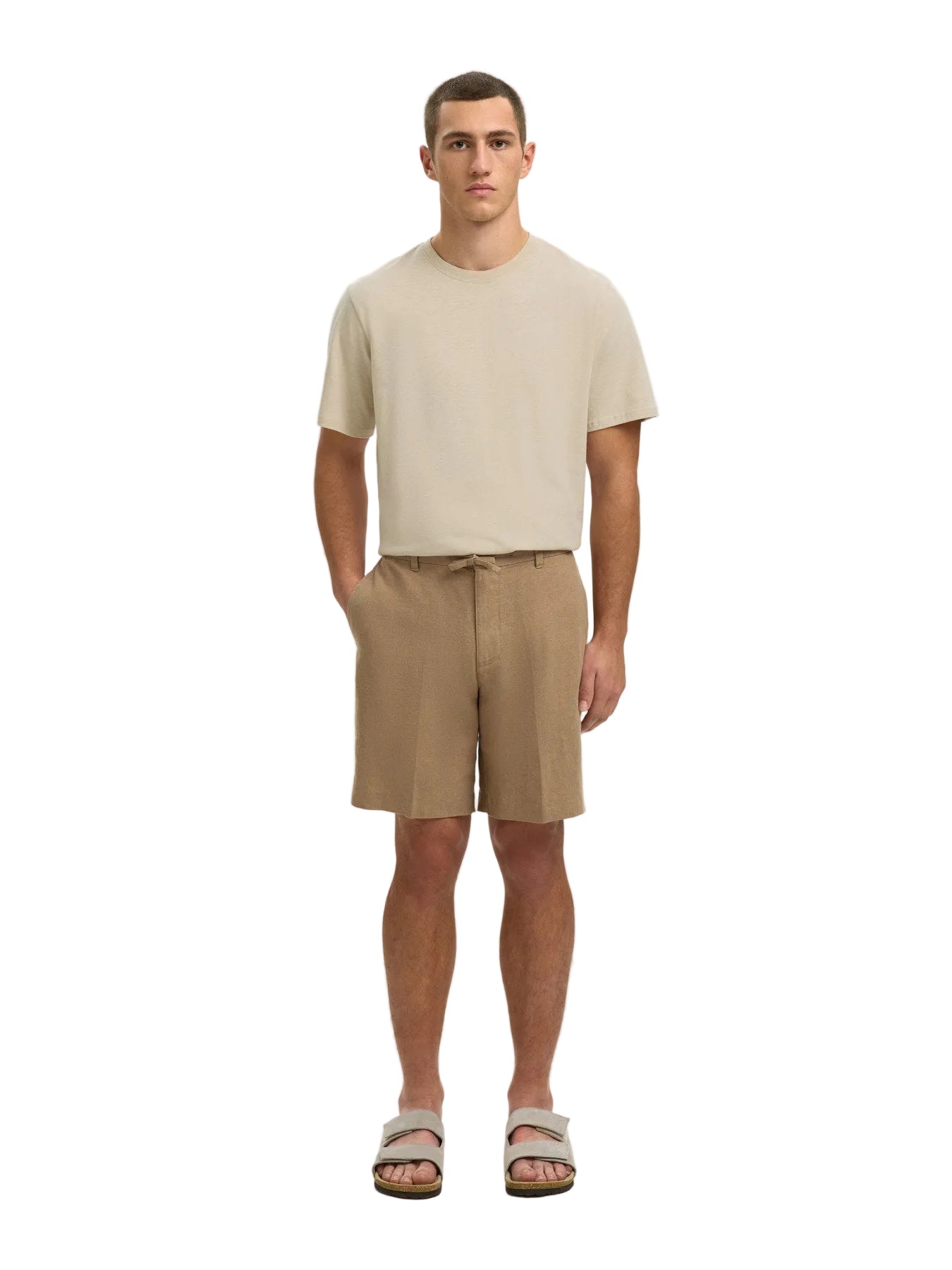 Adam Linen Blend SS T-Shirt