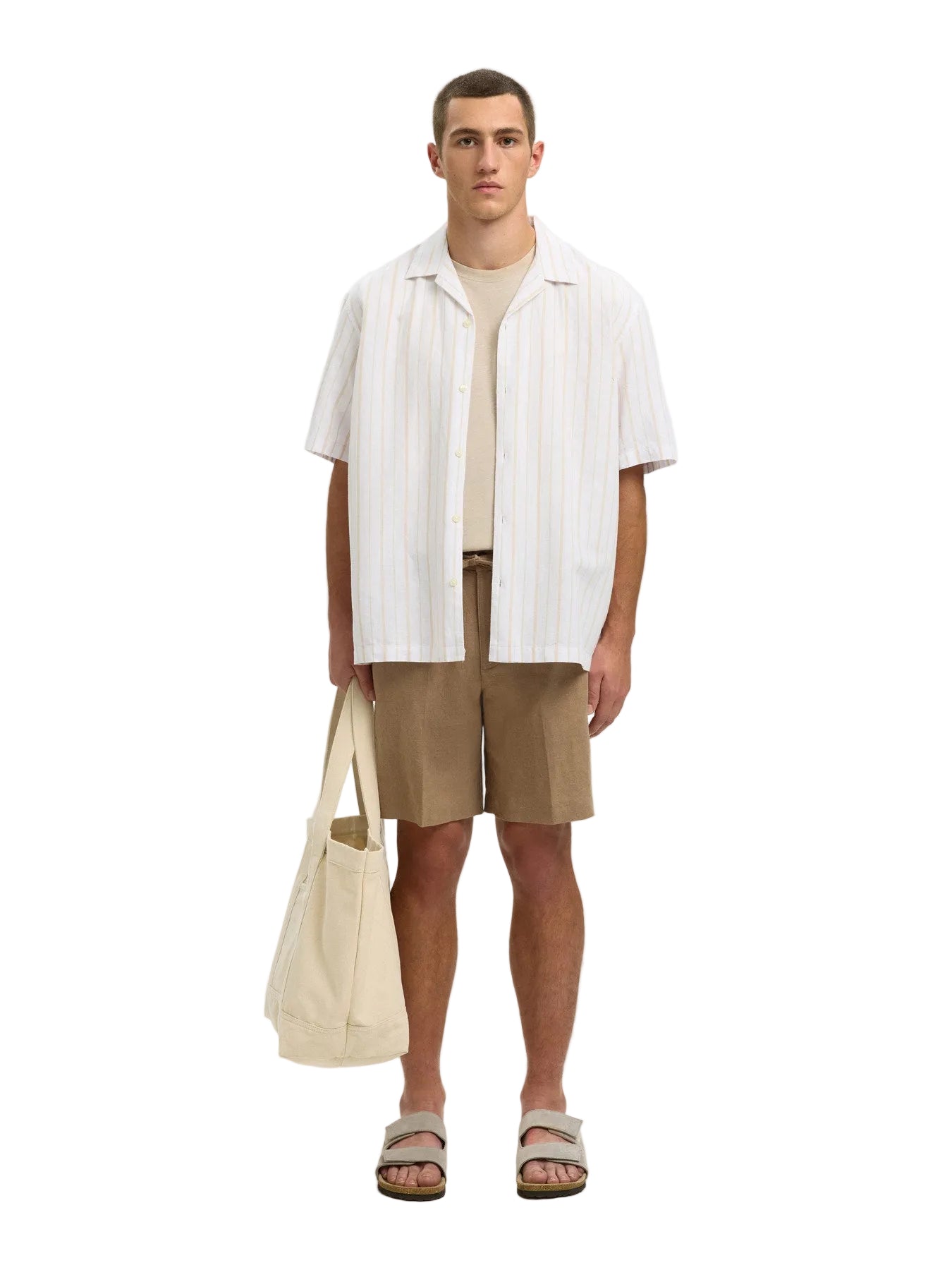 Adam Linen Blend SS T-Shirt