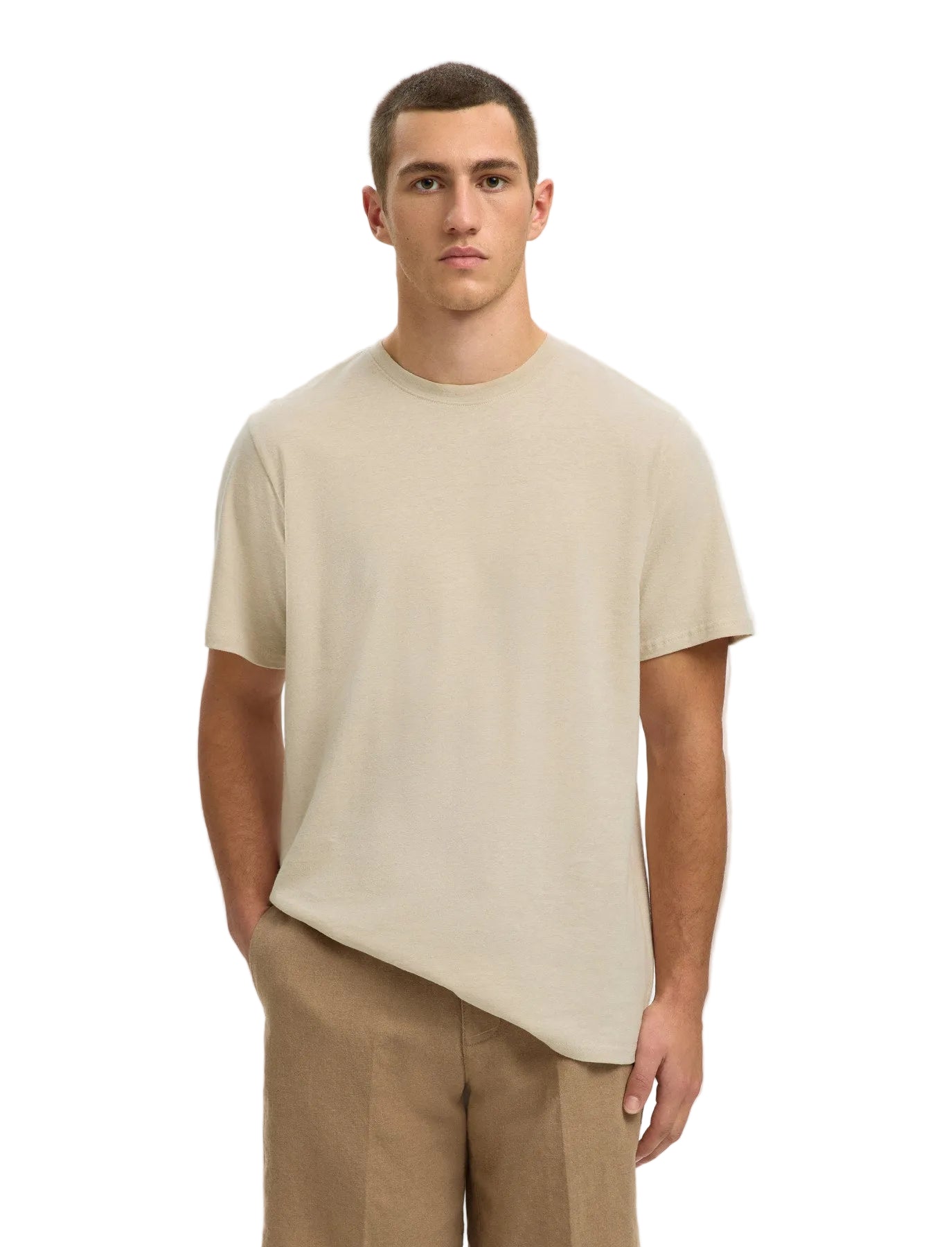 Adam Linen Blend SS T-Shirt