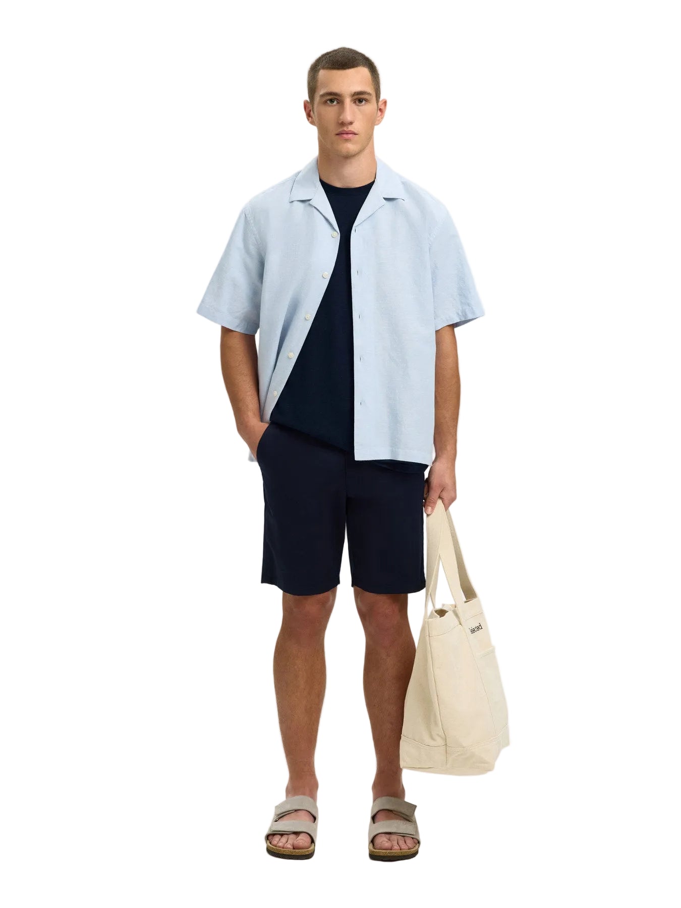 Adam Linen Blend SS T-Shirt