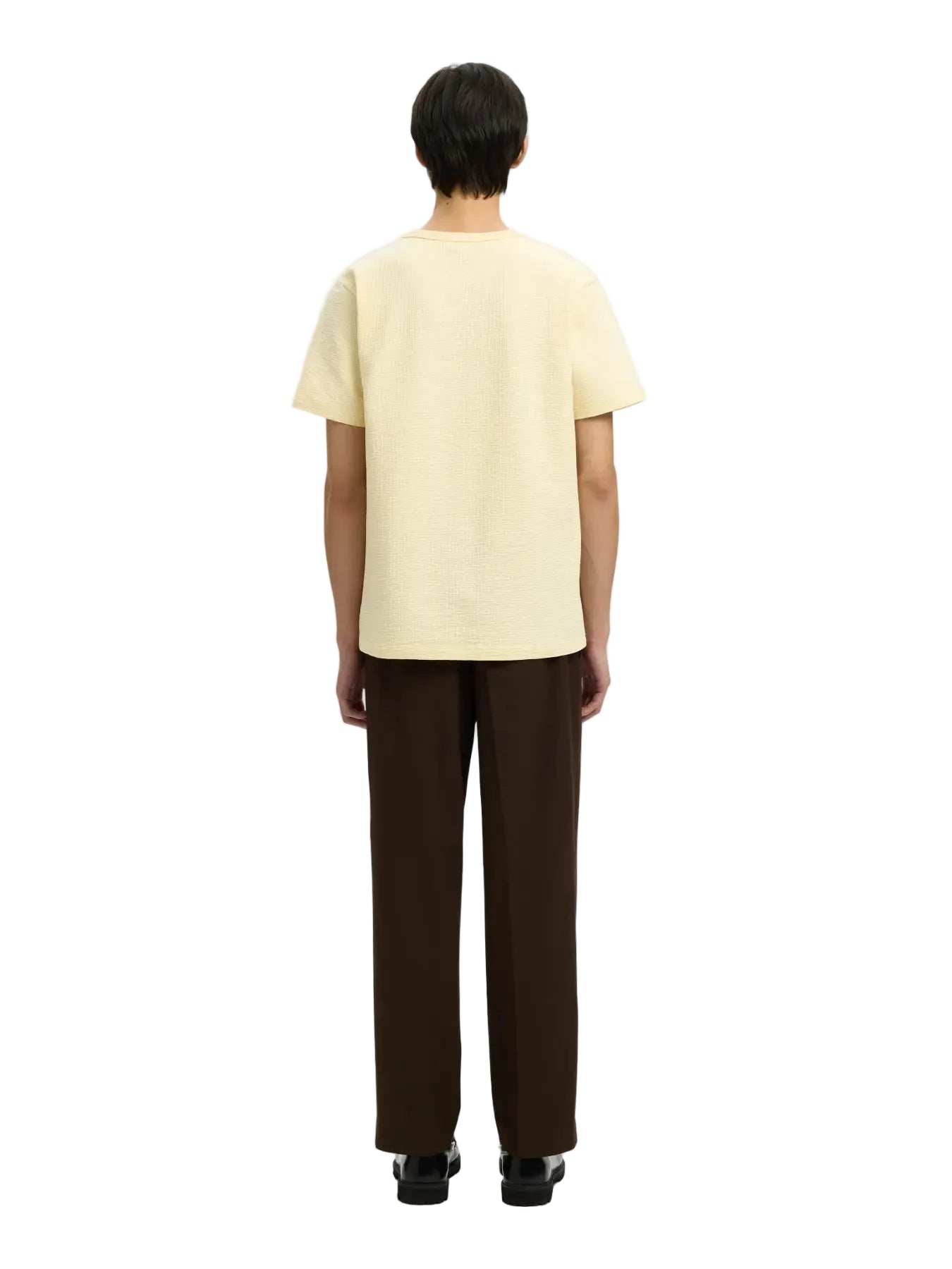 Sander Seersucker SS O-Neck