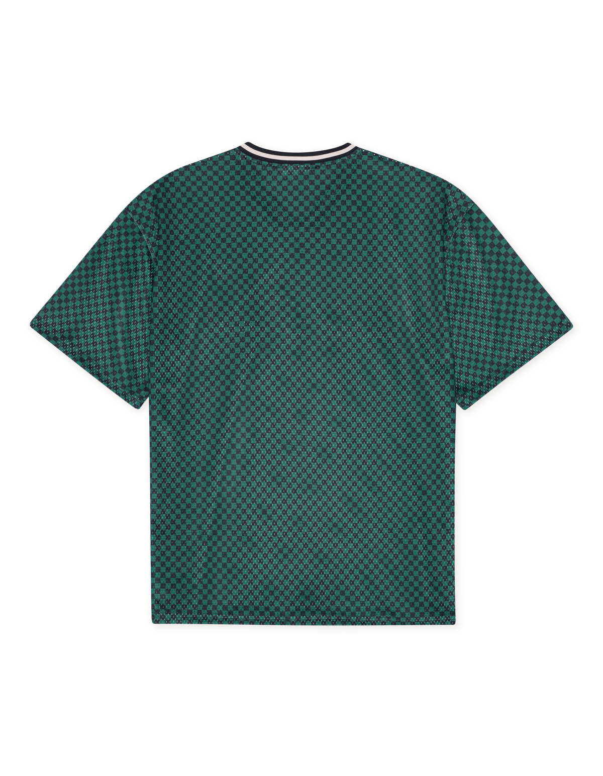 Check AOP Mesh T-Shirt