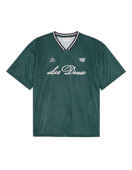 Check AOP Mesh T-Shirt