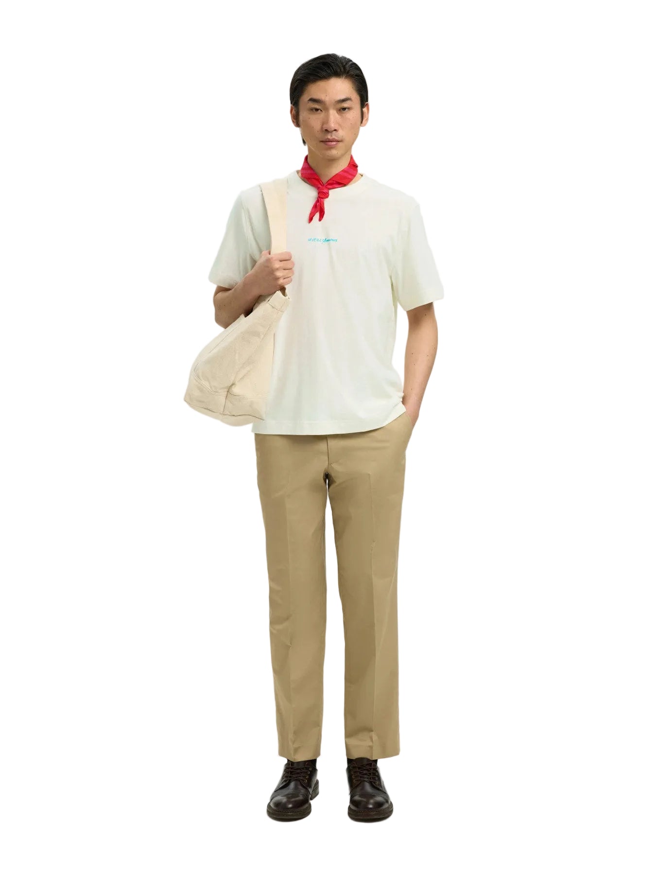 Elias SS O-Neck Tee Hotel Amour