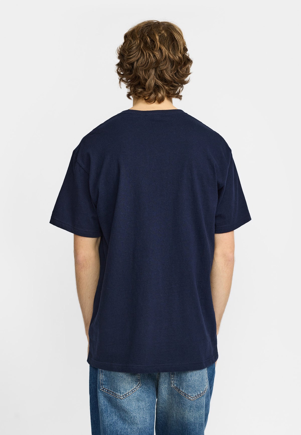 Application T-Shirt Bleu marine chiné Revolution, vue 5
