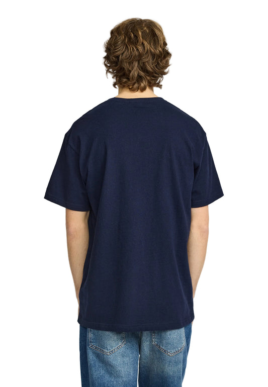 Application T-Shirt Bleu marine chiné Revolution, vue 5