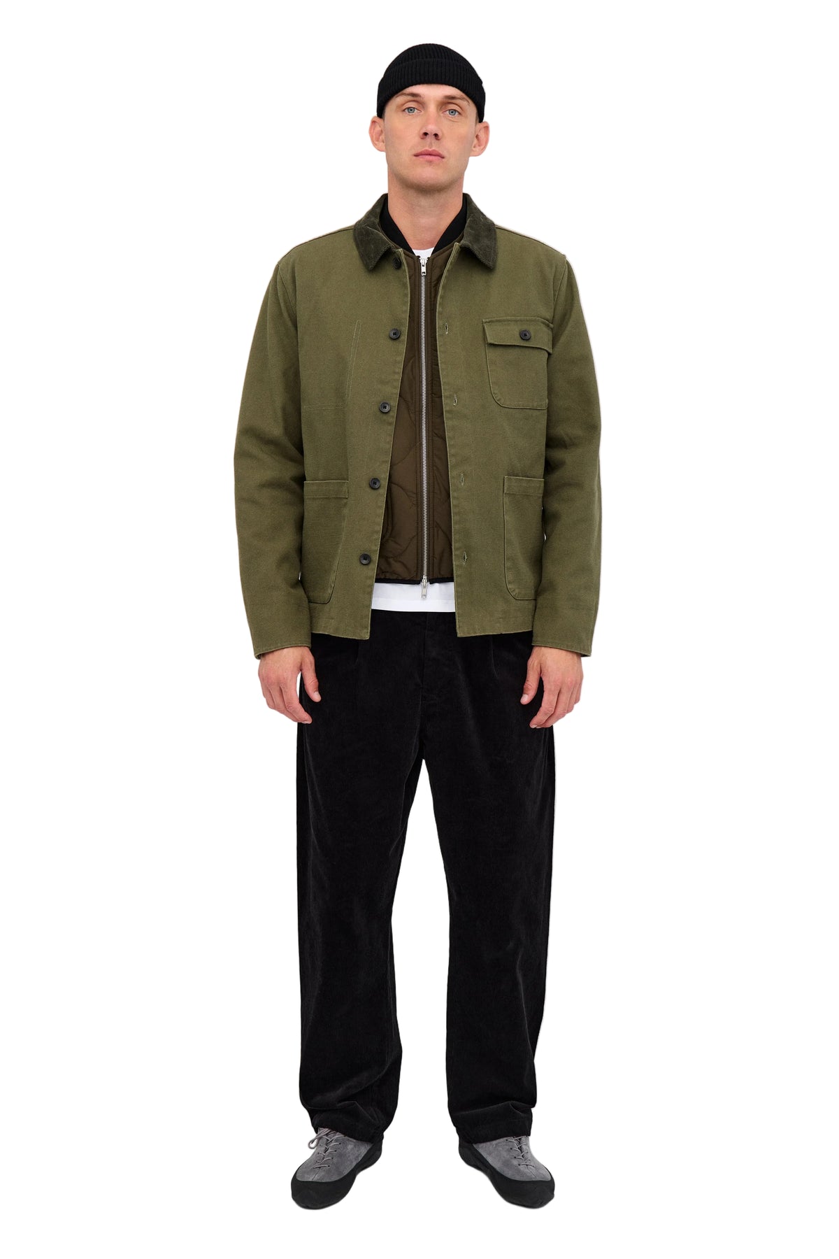 BASTIAN CANVAS JACKET, Forest night - Anerkjendt