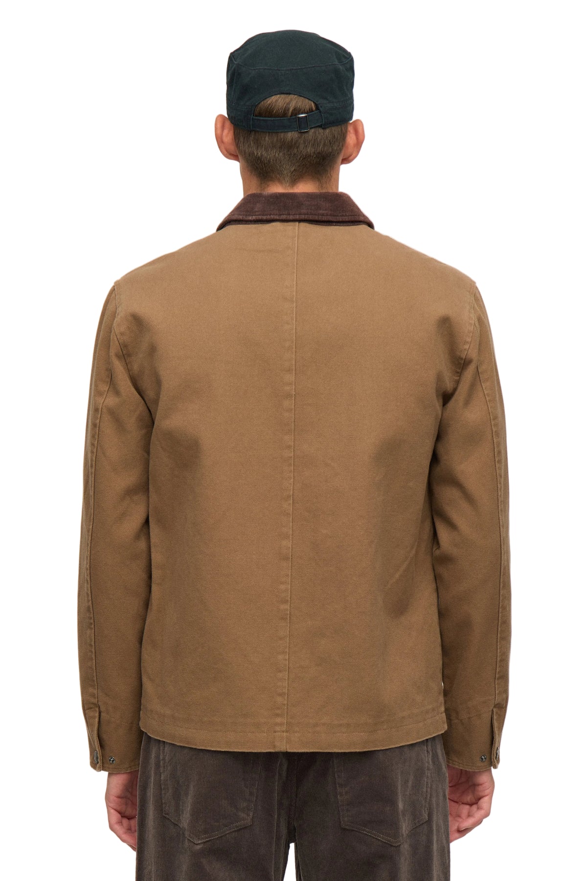 BASTIAN CANVAS WASHED JACKET, Ermine - Anerkjendt