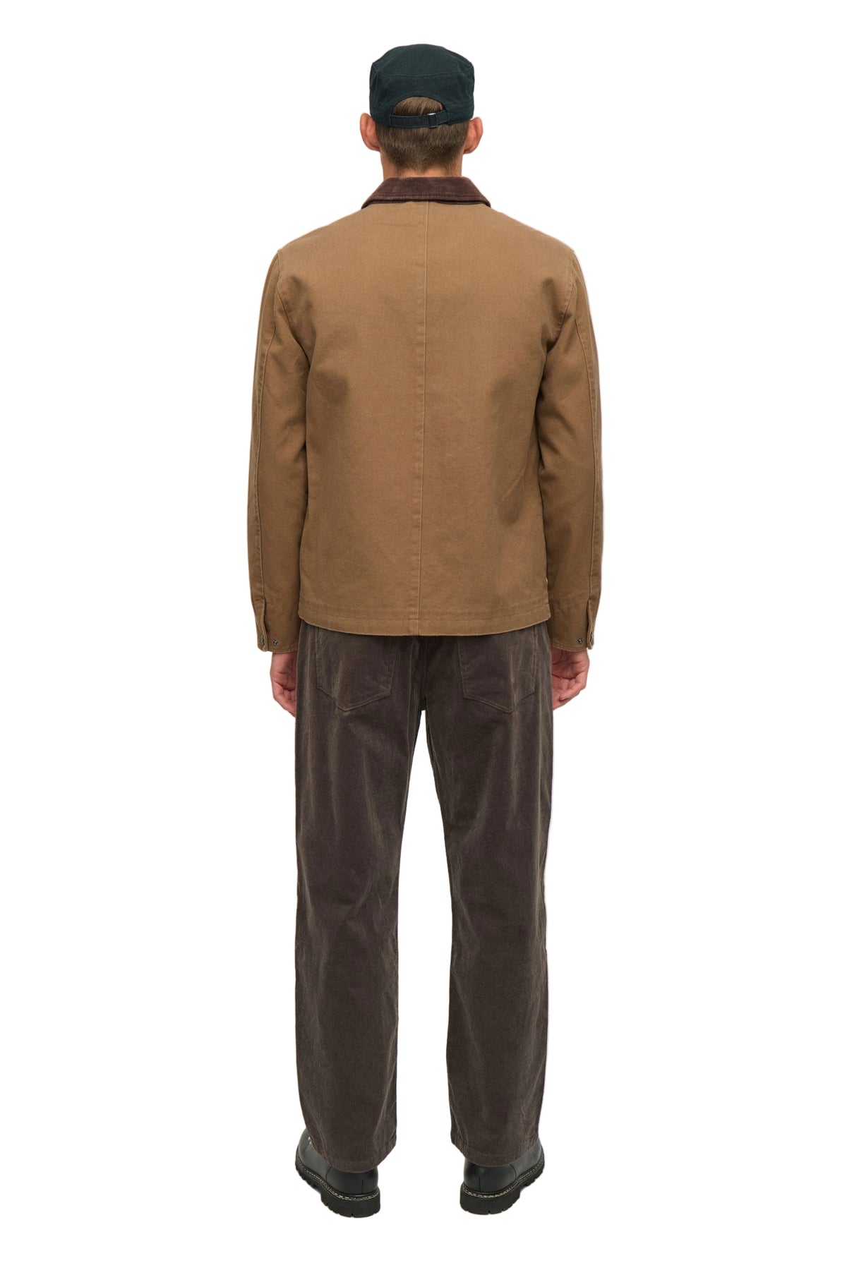 BASTIAN CANVAS WASHED JACKET, Ermine - Anerkjendt