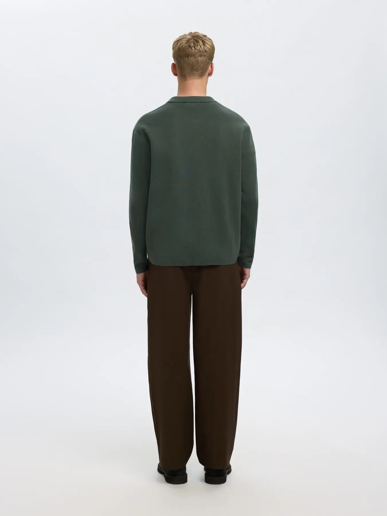 Mike Light Relaxed Polo Cardigan