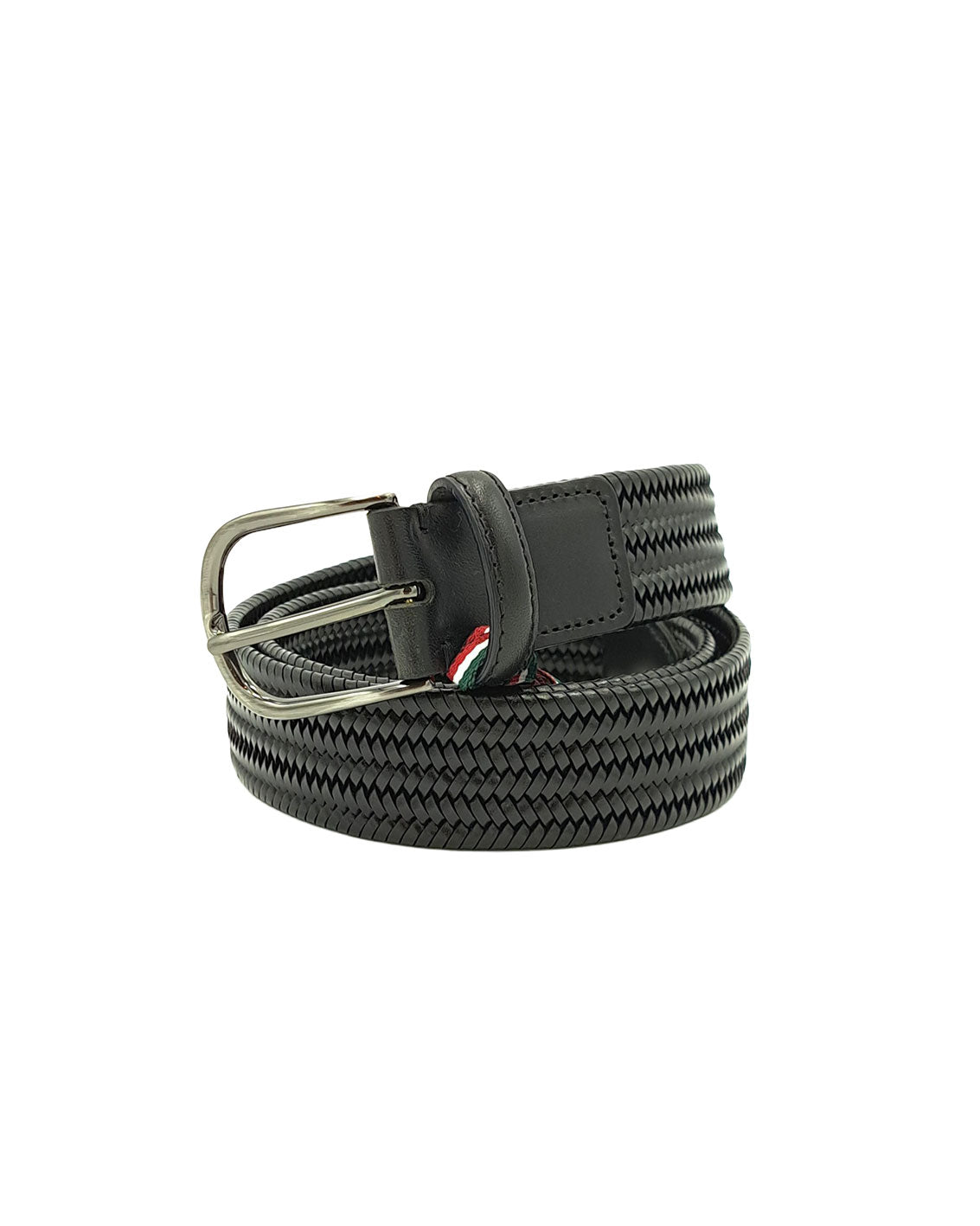 Ceinture cuir tressé