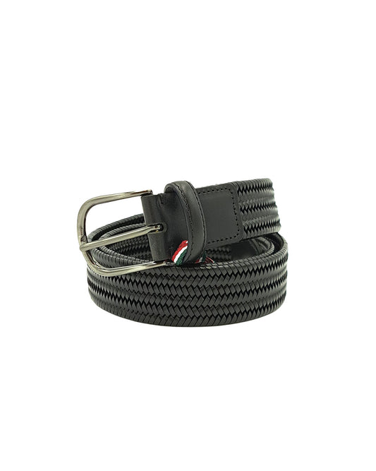 Ceinture cuir tressé