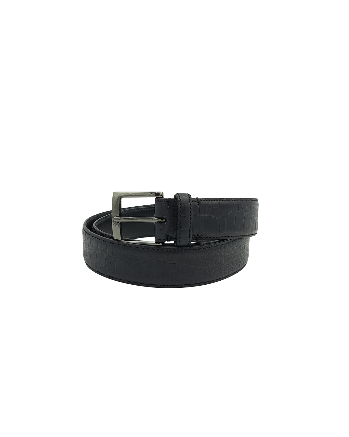 Ceinture embossée Croco