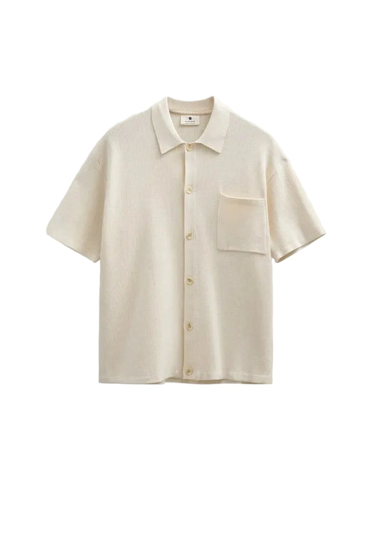 Vilhelm Neede Rib SS Knit Shirt