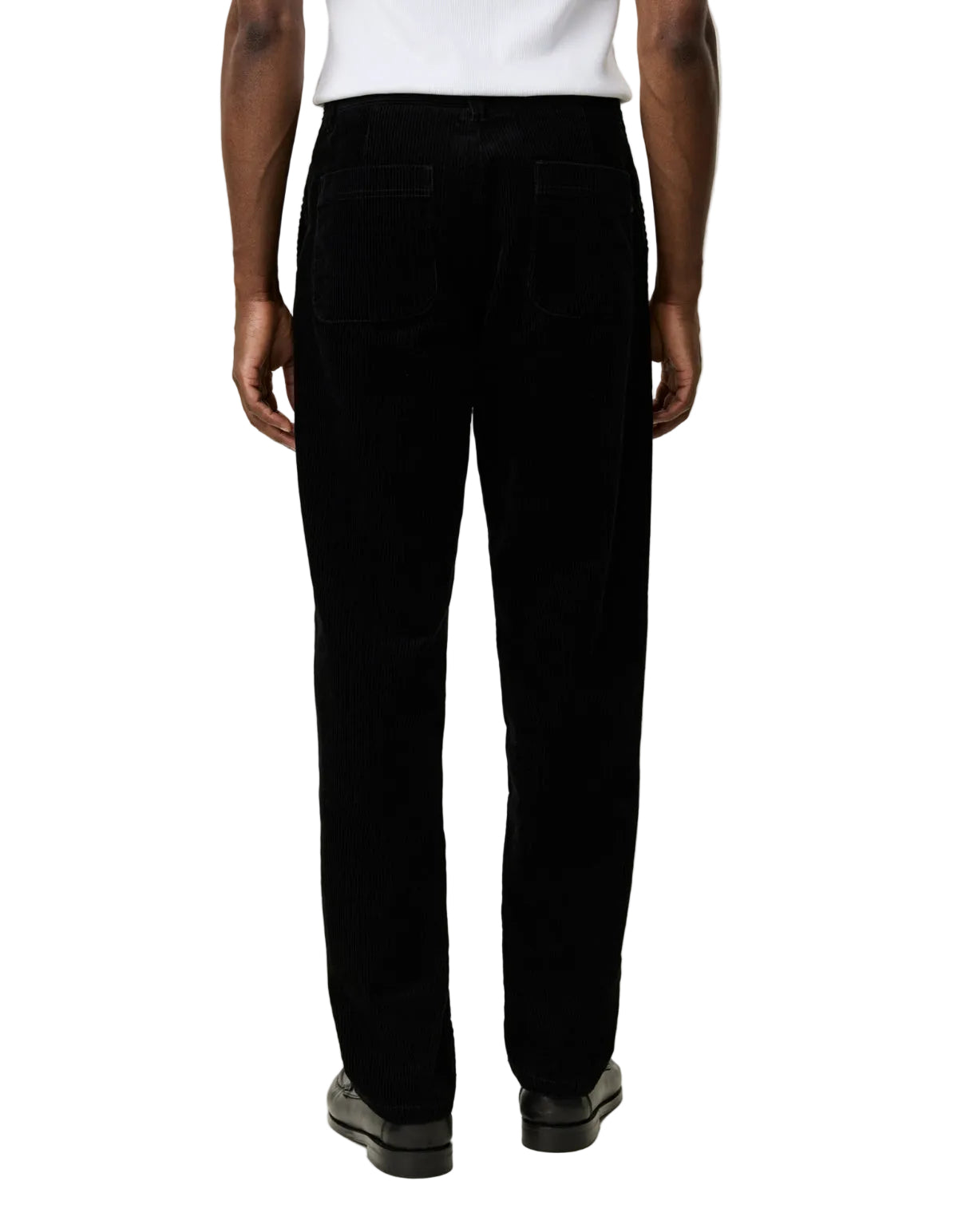 Corduroy Tapered Pants Black, vue 6