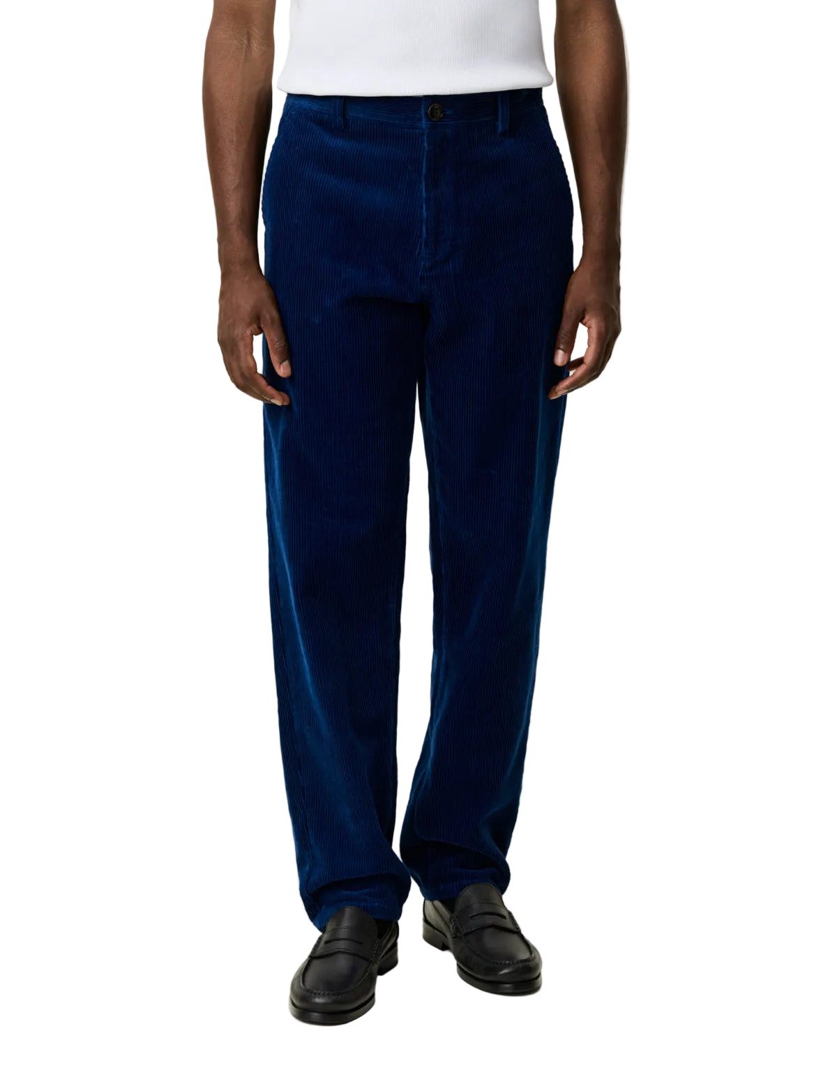 Corduroy Tapered Pants Navy Peony Blue, vue 7