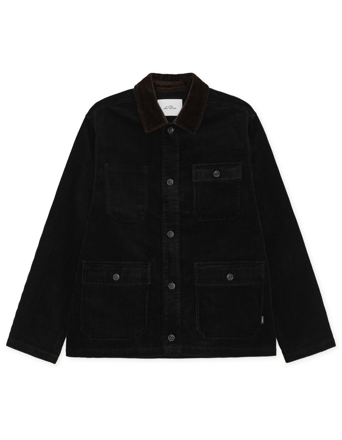 Corduroy Utility Jacket Black, vue 1