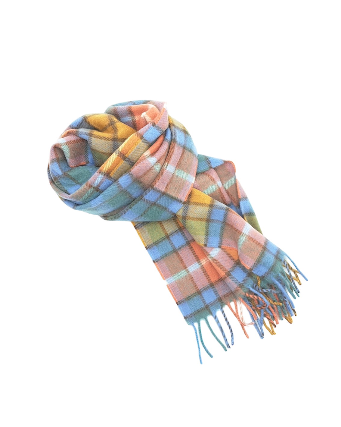 Echarpe Cachemire Tartan (25x165)